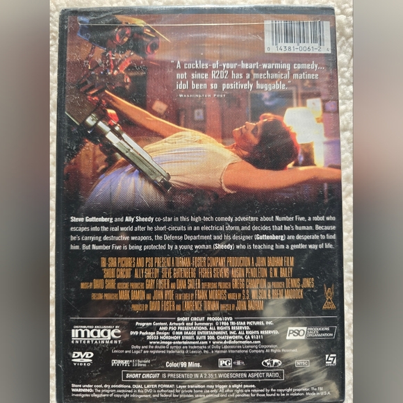 SEALED Short Circuit DVD - Picture 2 of 2